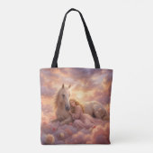 Celestial Maiden Horse Fantasy Tasche (Rückseite)
