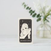 Celestial Makeup Artist Visitenkarte (Stehend Vorderseite)