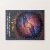 Celestial Mama Hands Galaxy Universe Puzzle (Horizontal)