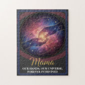 Celestial Mama Hands Galaxy Universe Puzzle (Vertikal)