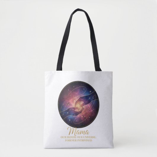 Celestial Mama Hands Galaxy Universe Tasche (Vorderseite)