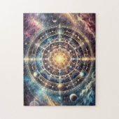 Celestial Mandala Astrology Cosmic Zodiac Magic Puzzle (Vertikal)