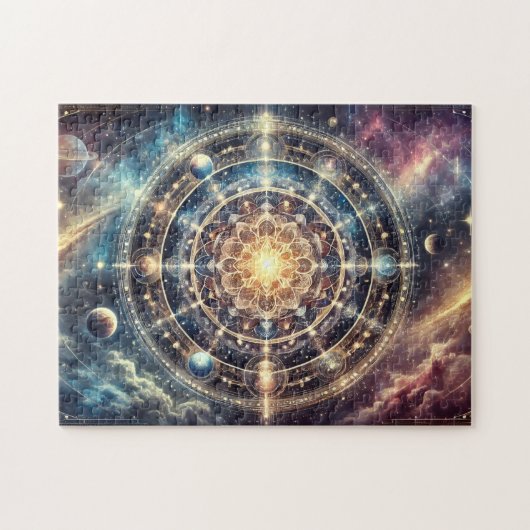 Celestial Mandala Galactic Harmonic Meditation Ges Puzzle (Horizontal)