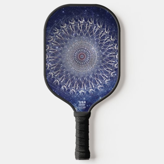 Celestial Mandala Galaxy Art Pickleball Schläger (Vorderseite)