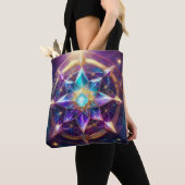 Celestial Mandala - Radiant Star Crystal Artwork Tasche (Von Nahem)
