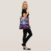Celestial Mandala - Radiant Star Crystal Artwork Tasche (Am Model)