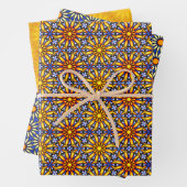 Celestial Mandala Sun Floral Geschenkpapier Set (Beispiel)