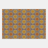 Celestial Mandala Sun Floral Geschenkpapier Set (Vorderseite)