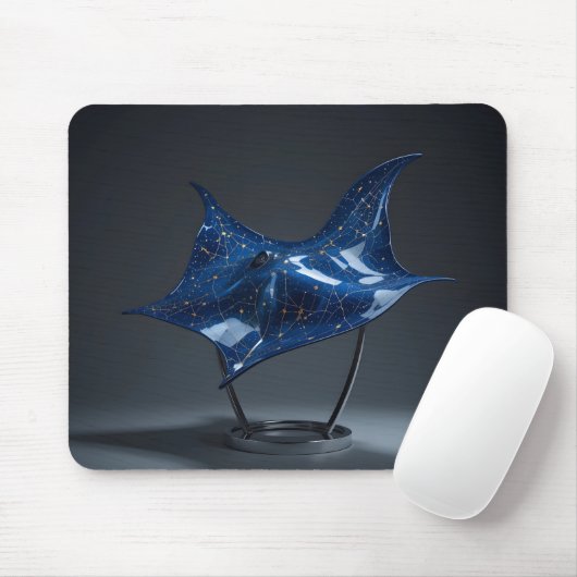 Celestial Manta Skulptur Mousepad (Mit Mouse)