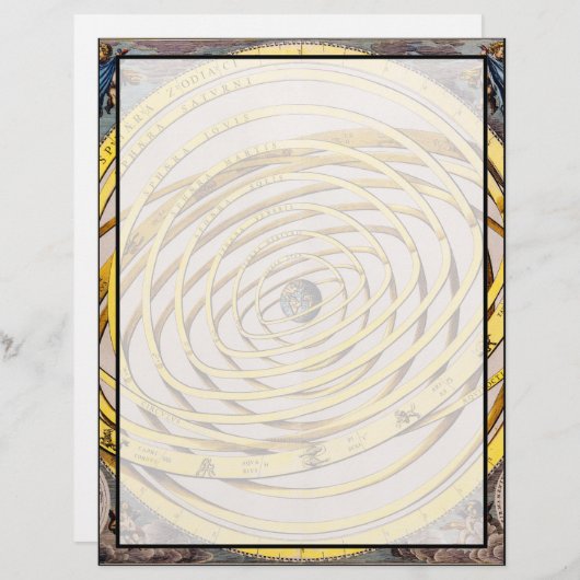 Celestial Map Andres Celarius Letterhead Briefbogen (Vorne/Hinten)