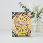 Celestial Map Andres Celarius Postcard Postkarte (Stehend Vorderseite)