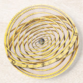 Celestial Map Andres Celarius Sandstone Untersetze Sandstein Untersetzer (Vorne)