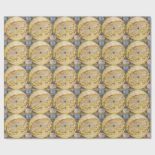 Celestial Map Andres Celarius Wrapping Paper Geschenkpapier (Flach)