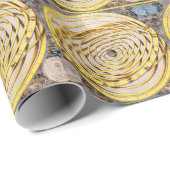 Celestial Map Andres Celarius Wrapping Paper Geschenkpapier (Rolleneckpunkt)