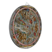 Celestial Map Antique I Dartscheibe (Vorderseite Links)