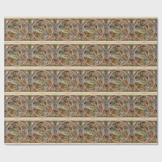 Celestial Map Antique I Geschenkpapier (Flach)