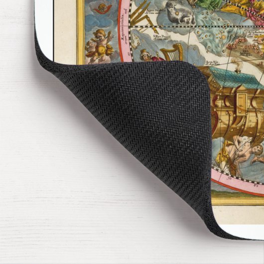 Celestial Map Antique I Mousepad (Ecke)