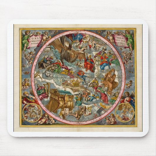 Celestial Map Antique I Mousepad (Vorne)