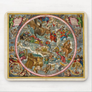 Celestial Map Antique I Mousepad