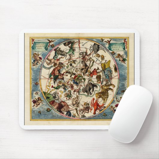 Celestial map.jpg mousepad (Mit Mouse)