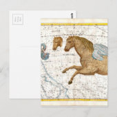 Celestial Map Pegasus Postkarte (Vorne/Hinten)