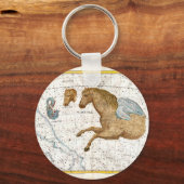 Celestial Map Pegasus Schlüsselanhänger (Vorderseite)