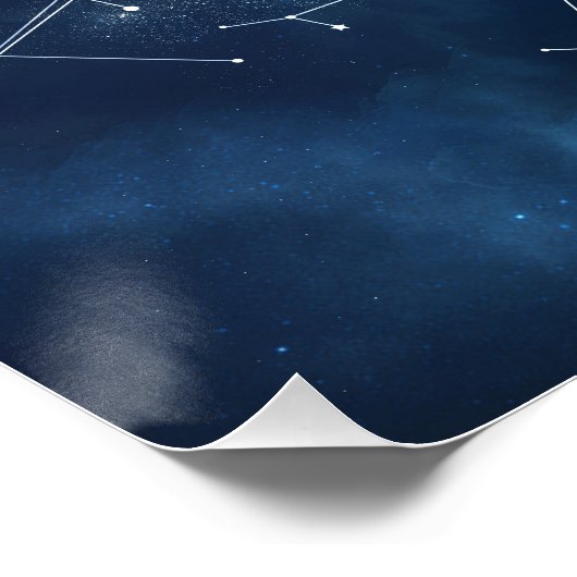 Celestial Map Poster (Ecke)