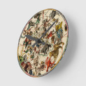 Celestial map Wall Clock Runde Wanduhr (Winkel)