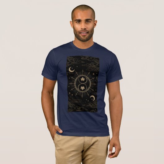 Celestial Maple Blätter T - Shirt (Vorne ganz)
