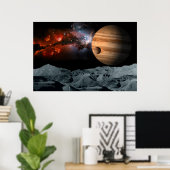 Celestial Marble Poster (Heimbüro)