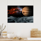 Celestial Marble Poster (Küche)