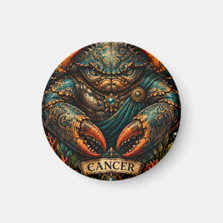 Celestial Masculine Zodiac Cancer design Magnet