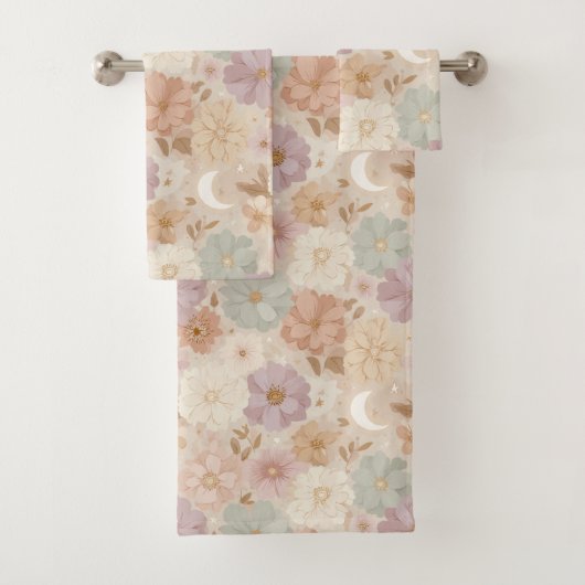 Celestial Meadow Floral Badhandtuch Set (Insitu)