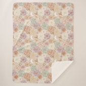 Celestial Meadow Floral Sherpadecke (Vorderseite)