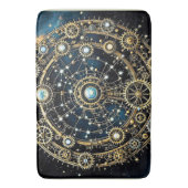 Celestial Mechanism Kosmische Kunst Badematte (Vorderseite Vertikal)