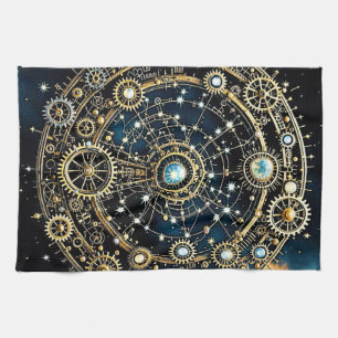 Celestial Mechanism Kosmische Kunst Geschirrtuch