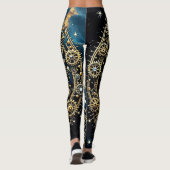 Celestial Mechanism Kosmische Kunst Leggings (Rückseite)