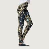 Celestial Mechanism Kosmische Kunst Leggings (Rechts)