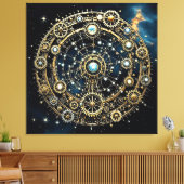 Celestial Mechanism Kosmische Kunst Leinwanddruck (Insitu (Wohnzimmer))