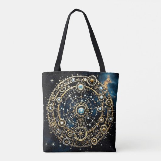 Celestial Mechanism Kosmische Kunst Tasche (Rückseite)