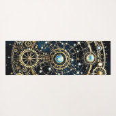 Celestial Mechanism Kosmische Kunst Yogamatte (Rückseite (Horizontal))