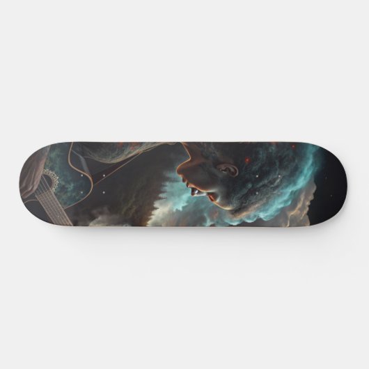 Celestial Melodies" Skateboard Deck (Horizontal)