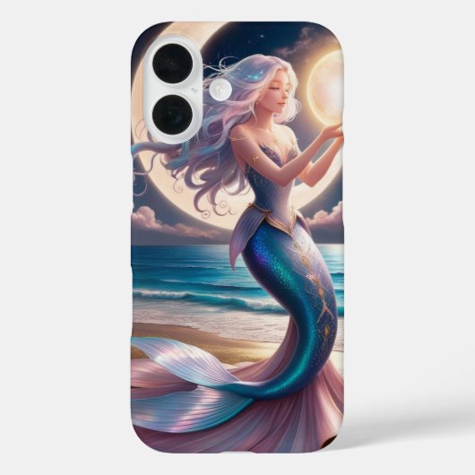 Celestial Mermaid iPhone Case (Rückseite)
