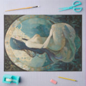 Celestial Mermaid Neutral Retro Deko Art Decoupage Seidenpapier (Basteln)