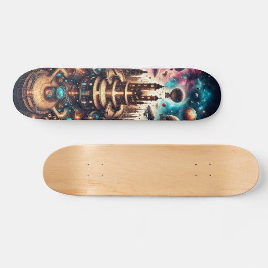 Celestial Metropolis Skateboard (Horizontal)