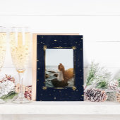 Celestial Midnight Blue Stars Retirement Party Einladung