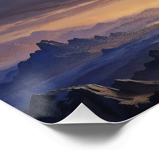 Celestial Might Archangel Michael Poster (Ecke)