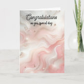 Celestial Milky Way Gratulations Card Karte (Vorderseite)