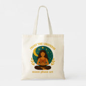 Celestial Mindfulness Moon Tote Tag Tragetasche (Rückseite)