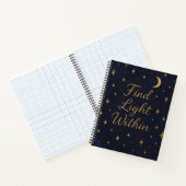 Celestial Minimalistisch Journal - Elegante Sterne Notizblock (Innenseite)